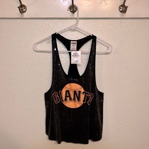VS Pink MLB San Francisco Giants sequin tank